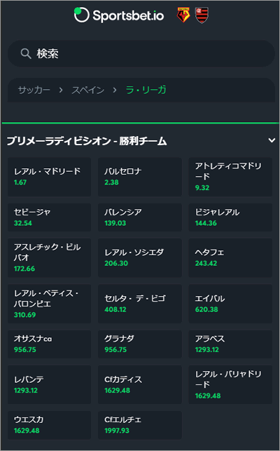 スペイン1部ラ リーガ 21 10 03 05結果 関連オッズ ブックメーカー分析用 ブックメーカーファン Byブクメ